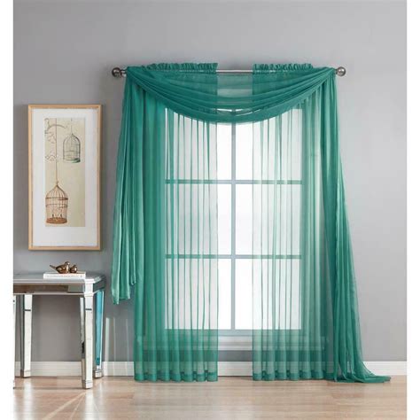 Showing results for "teal scarf valance curtains" 2,292 Results Sort by Recommended 25 Colors Rue Solid Color Swag 37&x27;&x27; Window Valance by Eider & Ivory From 12. . Teal valance curtains